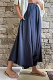 Oscar Asymmetric Hareem Skirt Pant Ink Navy